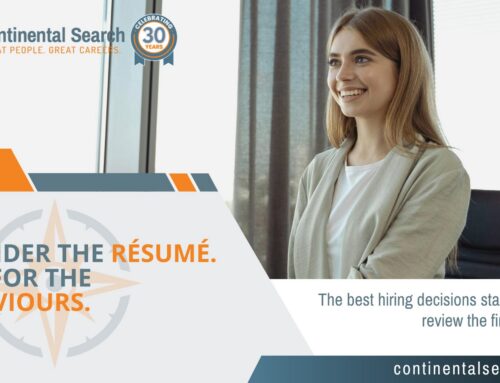 Consider the Résumé. Hire for the Behaviors.